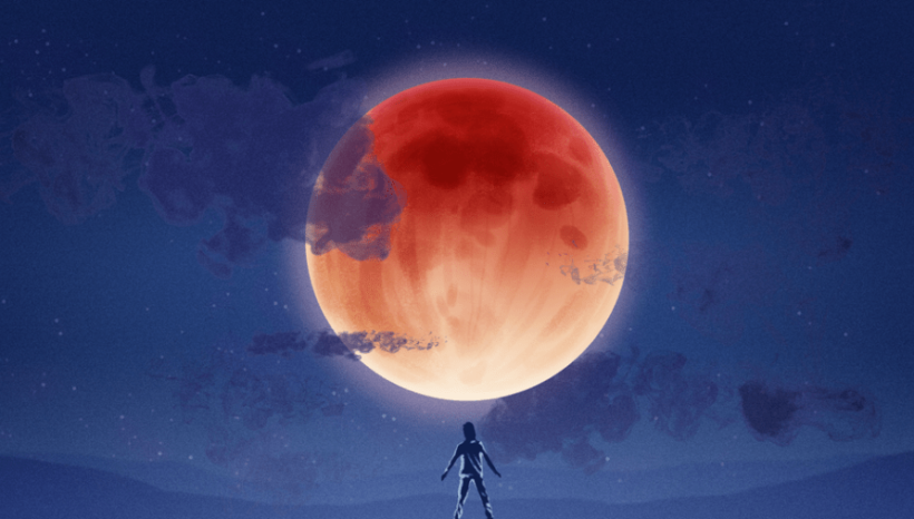 Eclipsa de luna din ianuarie 2018 – Luna sangerie albastra